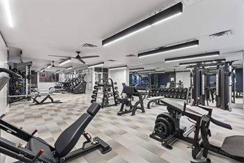 Spacious gym